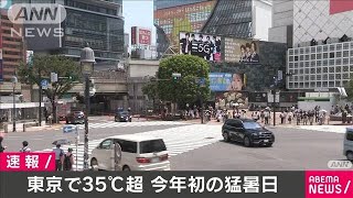 東京都心で今年初の猛暑日(20/08/07)