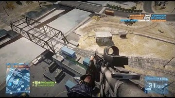 Battlefield 3 - M16A3 Gameplay