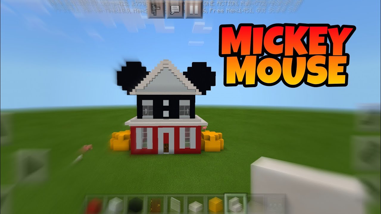 #1 CONSTRUÇÃO CASA DO MICKEY MOUSE (#MINECRAFT)