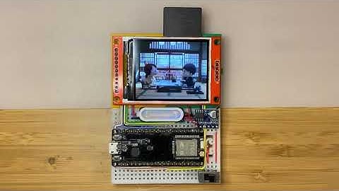 Arduino_GFX MJPEG video with PCM audio