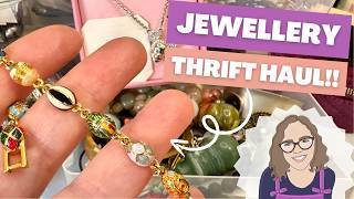 Jewellery Thrift Haul - The Most Beautiful Enamel Bracelet I ve Ever Found