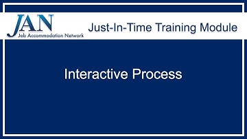 Just-in-Time Training Module: Interactive Process