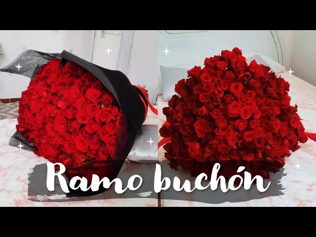 ♡ HICE UN RAMO DE MÁS DE 200 ROSAS 😱 RAMO BUCHÓN