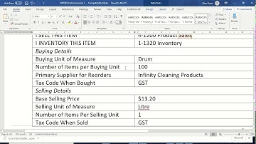 MYOB Practice Exercise Windows Part 4