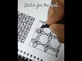 square easy Mandala design #mandala #art #shorts #viral #new