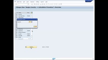 ASSIGNING TAX PROCEDURE TO COUNTRY IN GST
