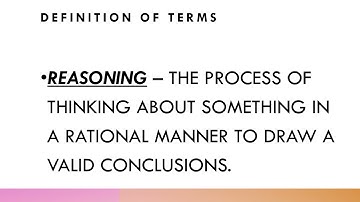 INDUCTIVE AND DEDUCTIVE REASONING VIDEO