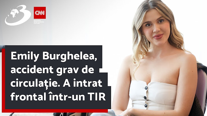 Emily Burghelea, accident grav de circulație. A intrat frontal într-un TIR