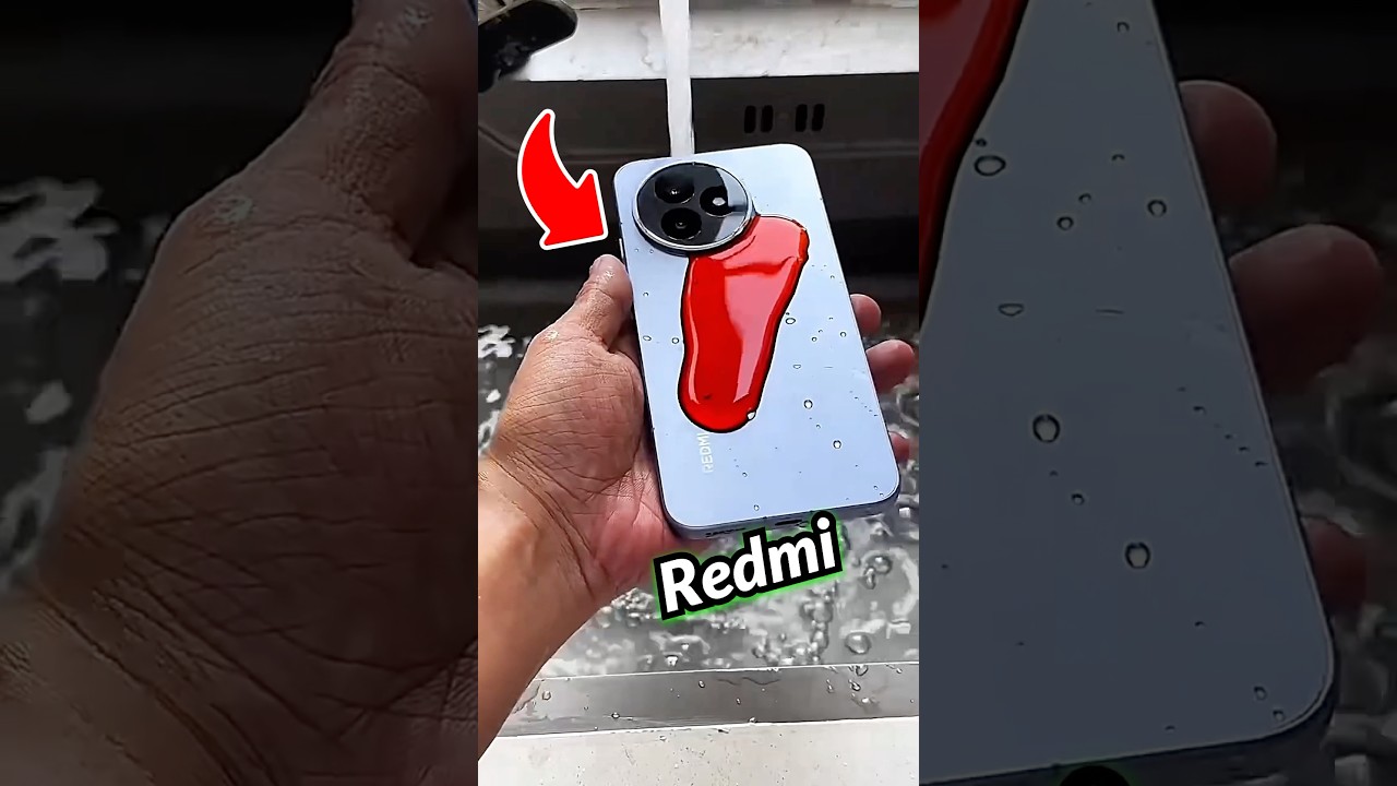 Redmi K80 waterproof test 📱💦🔥 