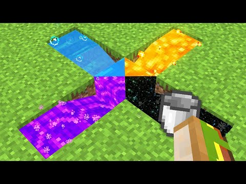 MİNECRAFT'ta HER ŞEYİ BİRLEŞTİRİYORUM!