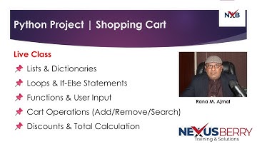 Python Project | Shopping Cart | NexusBerry