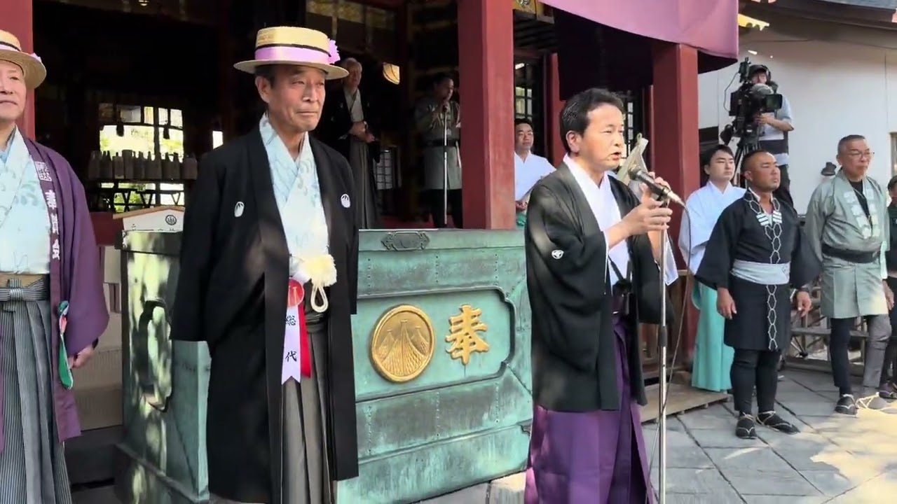 Asakusa Japan 令和8年 三社祭 浅草神社子供宮神輿の子之宮渡御 - 浅草