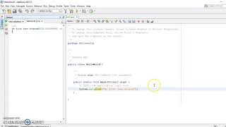 Intro to Programming with Java  - HelloWorld
