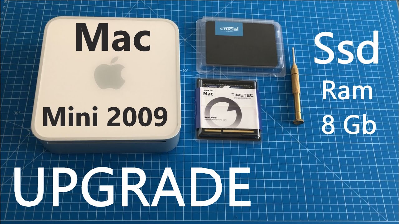 Devise violet Jakke Mac Mini 2009 RAM SSD Upgrade Ita - YouTube