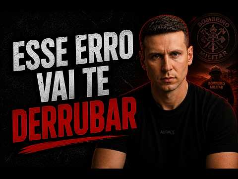 🔥 Os 5 MAIORES ERROS de quem presta CONCURSO para BOMBEIRO MILITAR (e como evitar!)