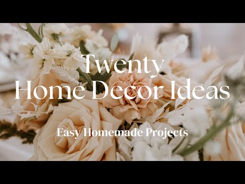 20 HOME DECOR IDEAS! EASY HOMEMADE PROJECTS