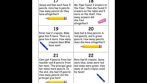 Math Mini-Lesson: Solving word problems with three addends