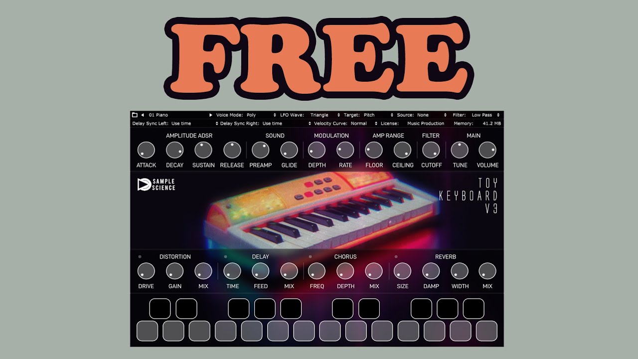 Free toy instrument samples