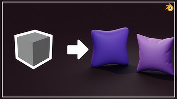 Pillows in Blender 3.4 - 3D Modeling Process - 3D Art Owl