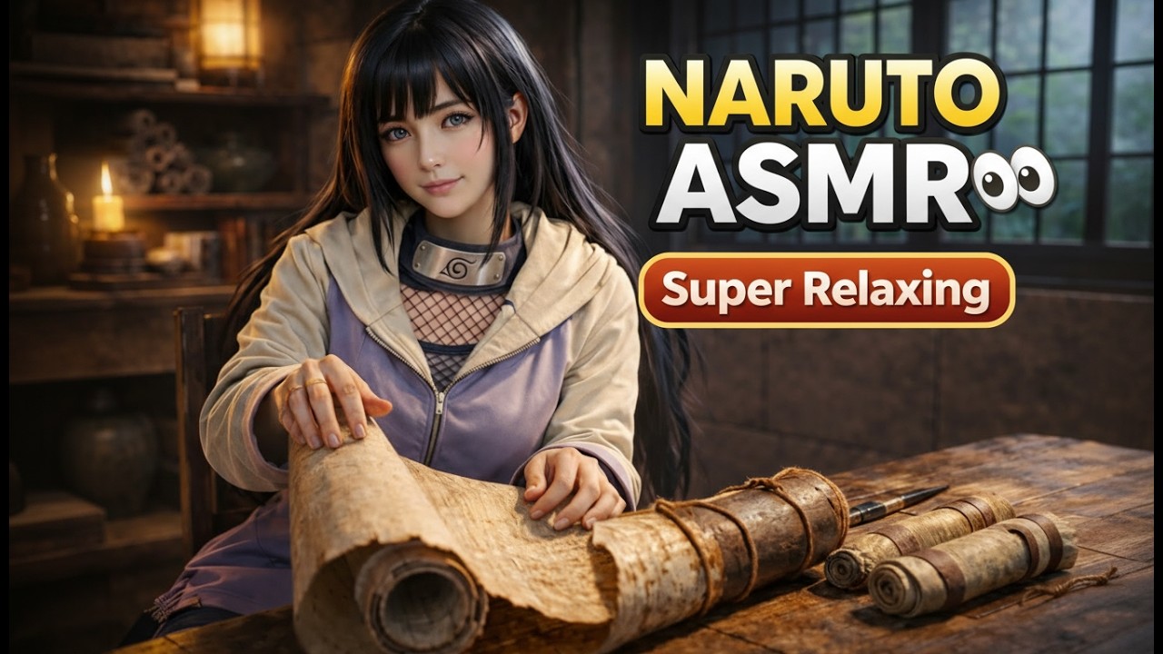 Naruto ASMR Sounds 🔥 Scroll, Metal & Satisfying Triggers (No Talking)