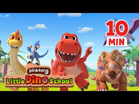 🦖🏫 Welcome to Dino School! | Dinosaur Cartoon | Compilation | Pinkfong Dinosaurs for Kids