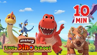 Welcome to Dino School! | Dinosaur Cartoon | Compilation | Pinkfong Dinosaurs for Kids