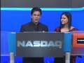 SRK and Kajol @ NASDAQ Opening Bell in NY [Febr. 1st, 2010]