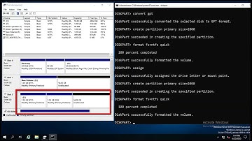 Disk Management with diskpart console-part1