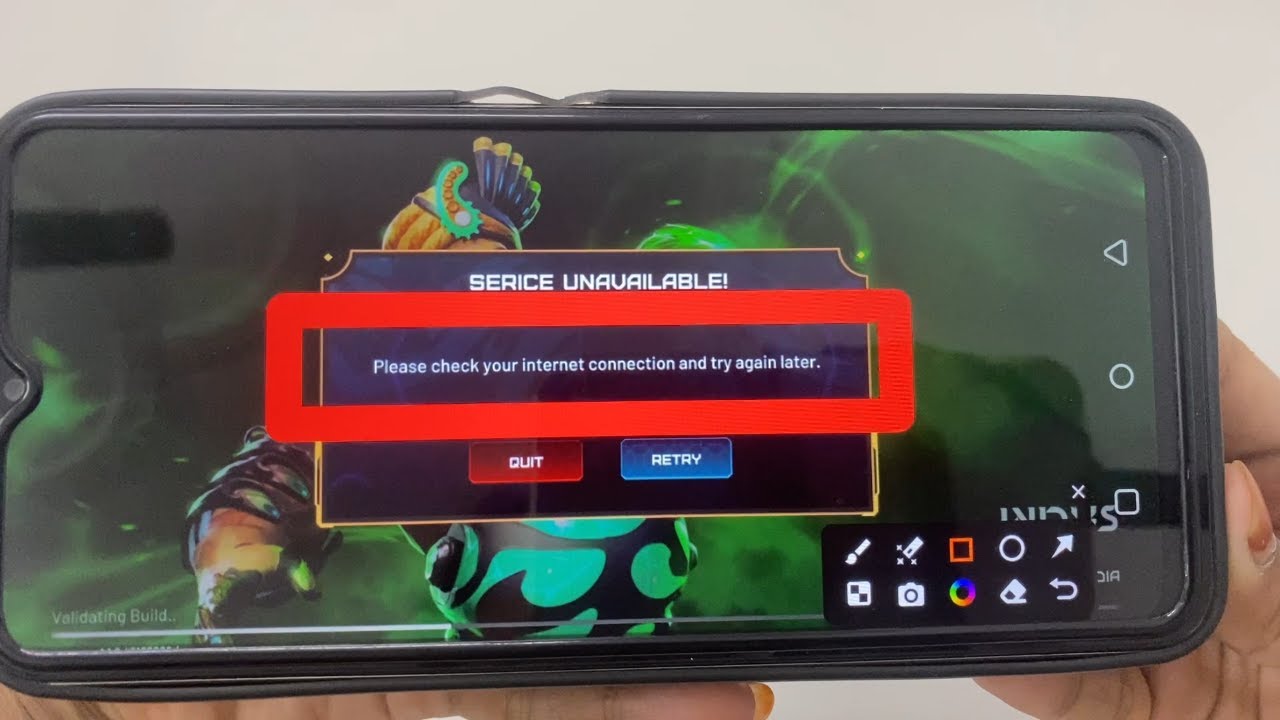 How to Fix Please check your internet connection and try again later ...