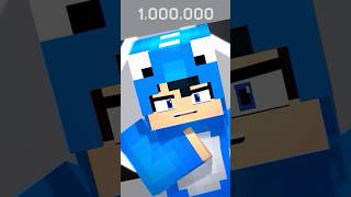 Minecraft but the two million subscriber song😨 #Minecraft