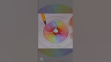 Reverse Spirograph #viral #shortsfeed #spirograph