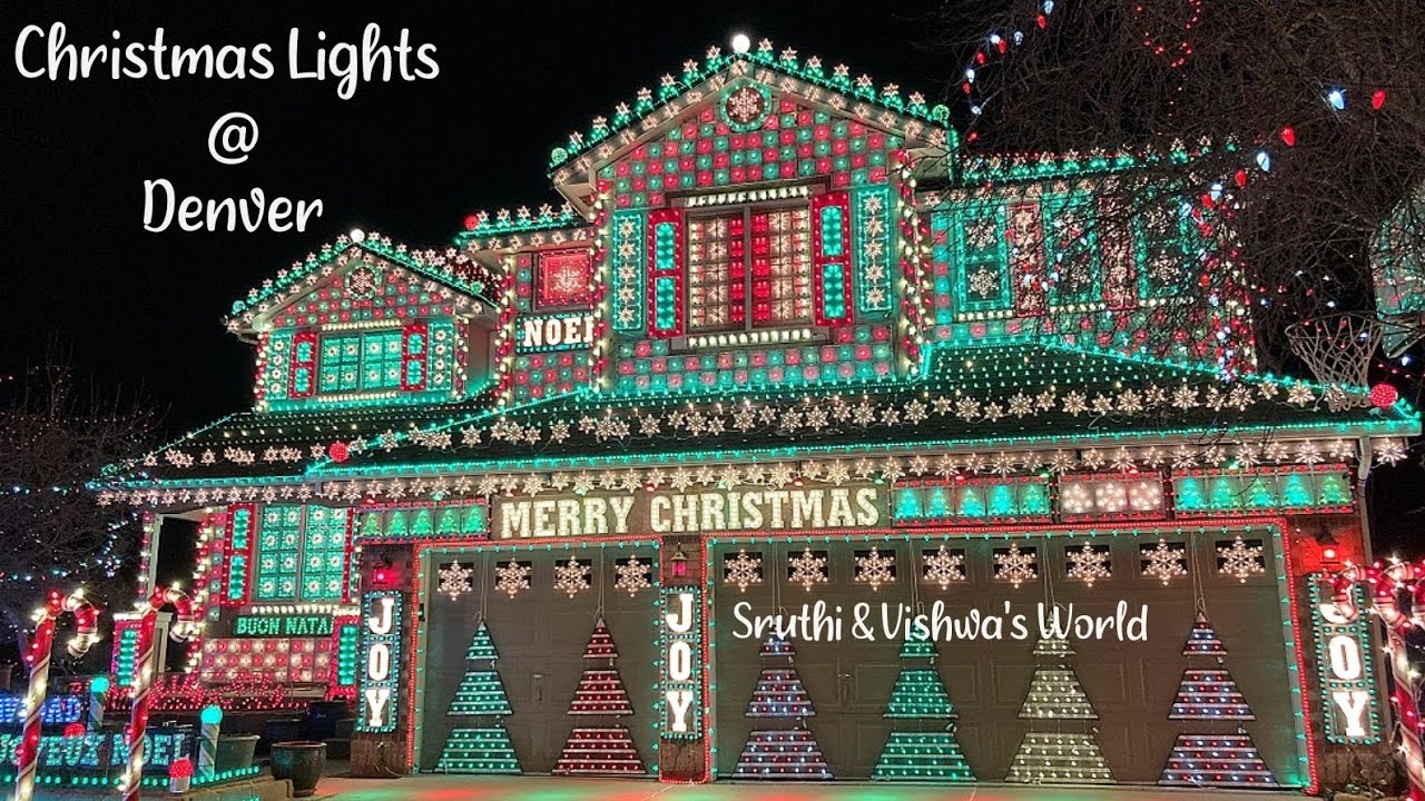 Amazing Christmas Lights in Denver 2021 Ginger Bread House Light
