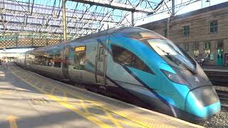 The Class 397 'Civity' TransPennine Express (Nova 2) No.397010 was arrived onto P4 at Carlisle.