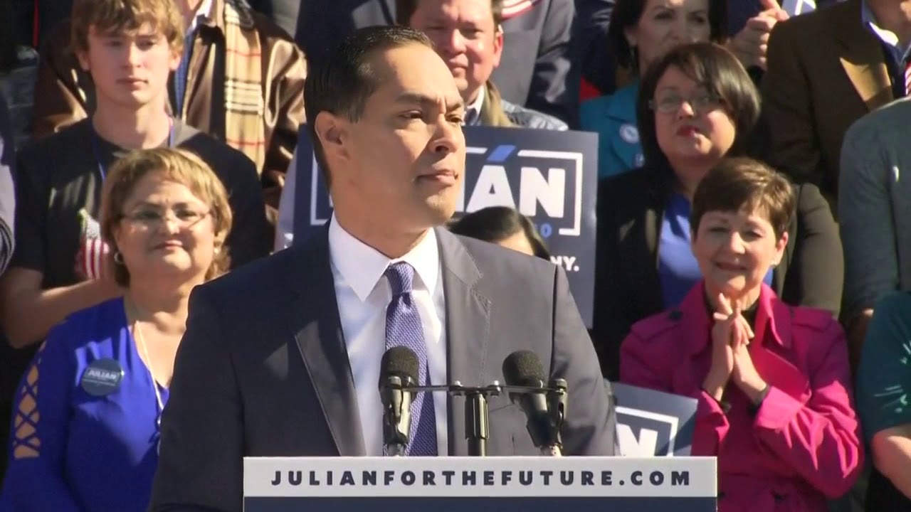 Democrat Julian Castro launches 2020 presidential bid - YouTube