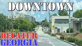 Decatur - Georgia - 4K Downtown Drive