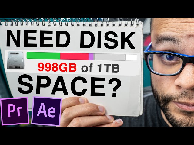 Free Up Disk Space FAST - How to Clear Media Cache Files in premiere pro & after effects class=