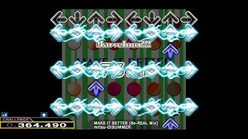 【DDR 2nd】 MAKE IT BETTER (So-REAL Mix) [DOUBLE CHALLENGE] 譜面確認+クラップ