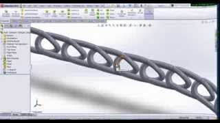 SolidWorks Tutorial of Curve Driven pattern