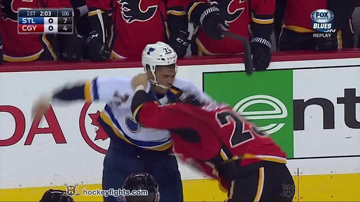 Ryan Reaves vs Brandon Bollig Mar 17, 2015