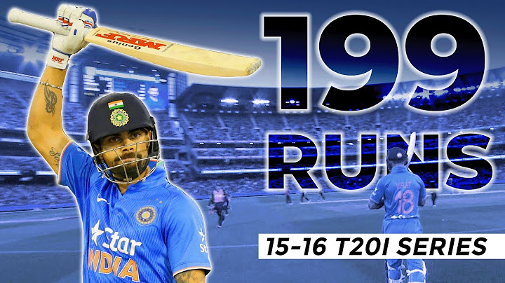King Kohli's 199-run series blitz | From the Vault