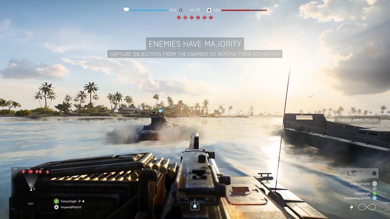 Battlefield 5: Conquest Gameplay  - USMC Lands on Wake Island  - BAR Gameplay