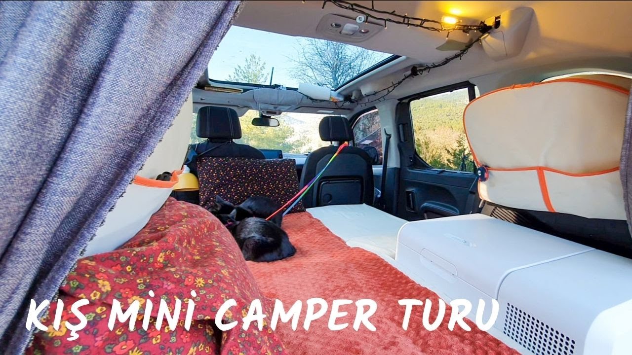 PEUGEOT RİFTER TAVAN IŞIĞINI SÖKTÜK - MİNİ CAMPER YENİ KIŞ KONSEPTİ - YATAK TUVALET BUZDOLABI HAZIR