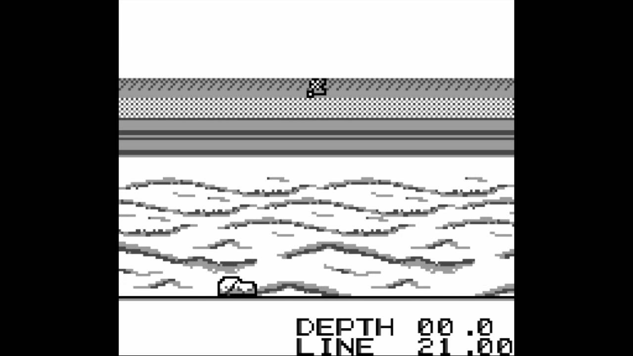 BLACK BASS LURE FISHING GAMEPLAY for the Game Boy YouTube