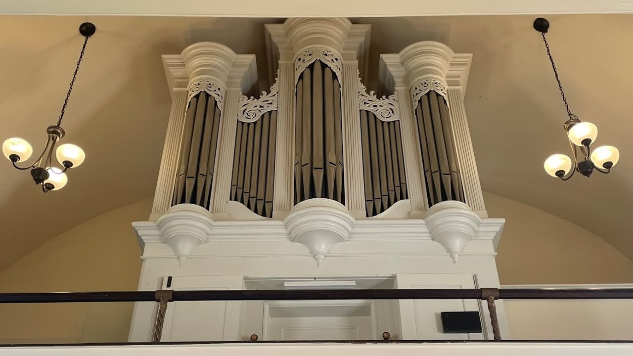 Tannenberg Organ (1802) at Hebron Lutheran Church in Madison, Virginia | Stops Demo | BWV 770