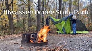 Hiking the Gee Creek Falls Trail, tour of Gee Creek Campground in Hiwassee Ocoee State Park