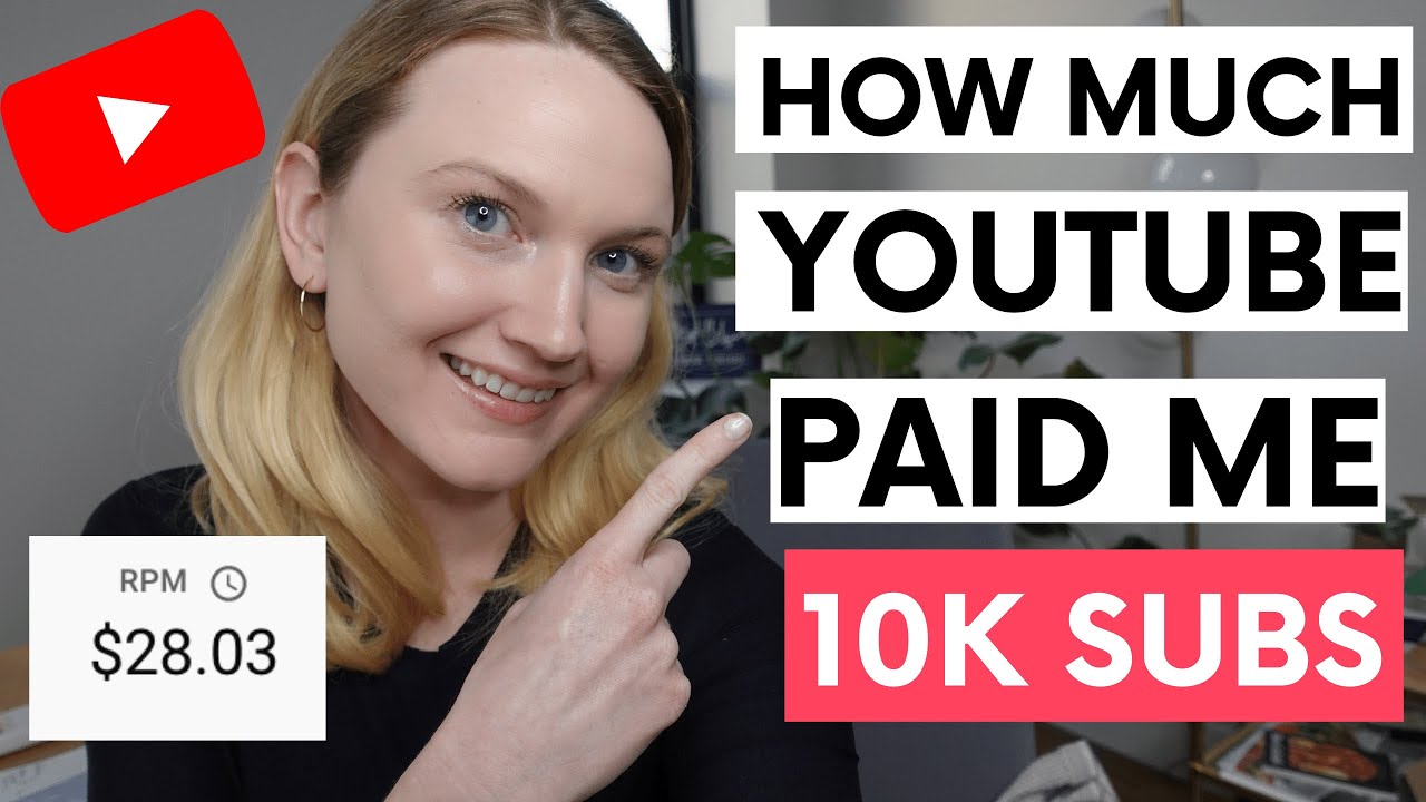 How Much Youtube Paid Me With 10k Subscribers My First Year Monetized High Rpms Youtube