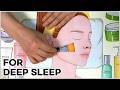 Slow Gentle Facial Care ASMR for Deep Sleep (No Talking)