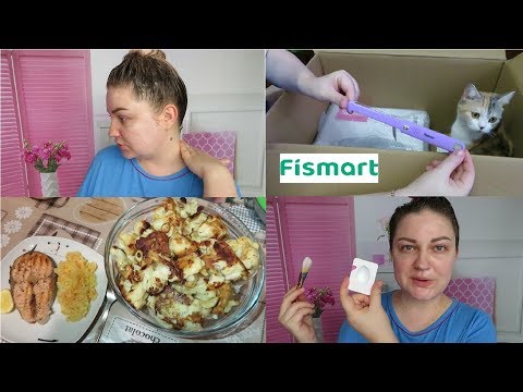 VLOG: ТОНИРУЮ ВОЛОСЫ В РОЗОВЫЙ / ГОТОВИМ С МАМОЙ РАССЫПЧАТЫЙ РИС И ЛОСОСЬ / ПОСУДА FISMART