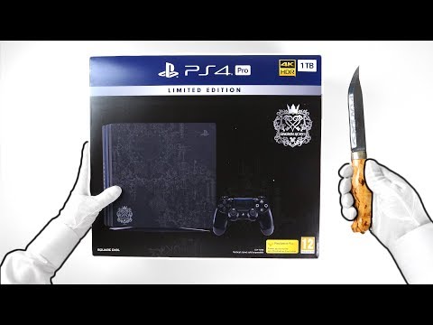 PS4 Pro "Kingdom Hearts 3" Console Unboxing (Sold Out) Limited Collector's Edition Playstation 4