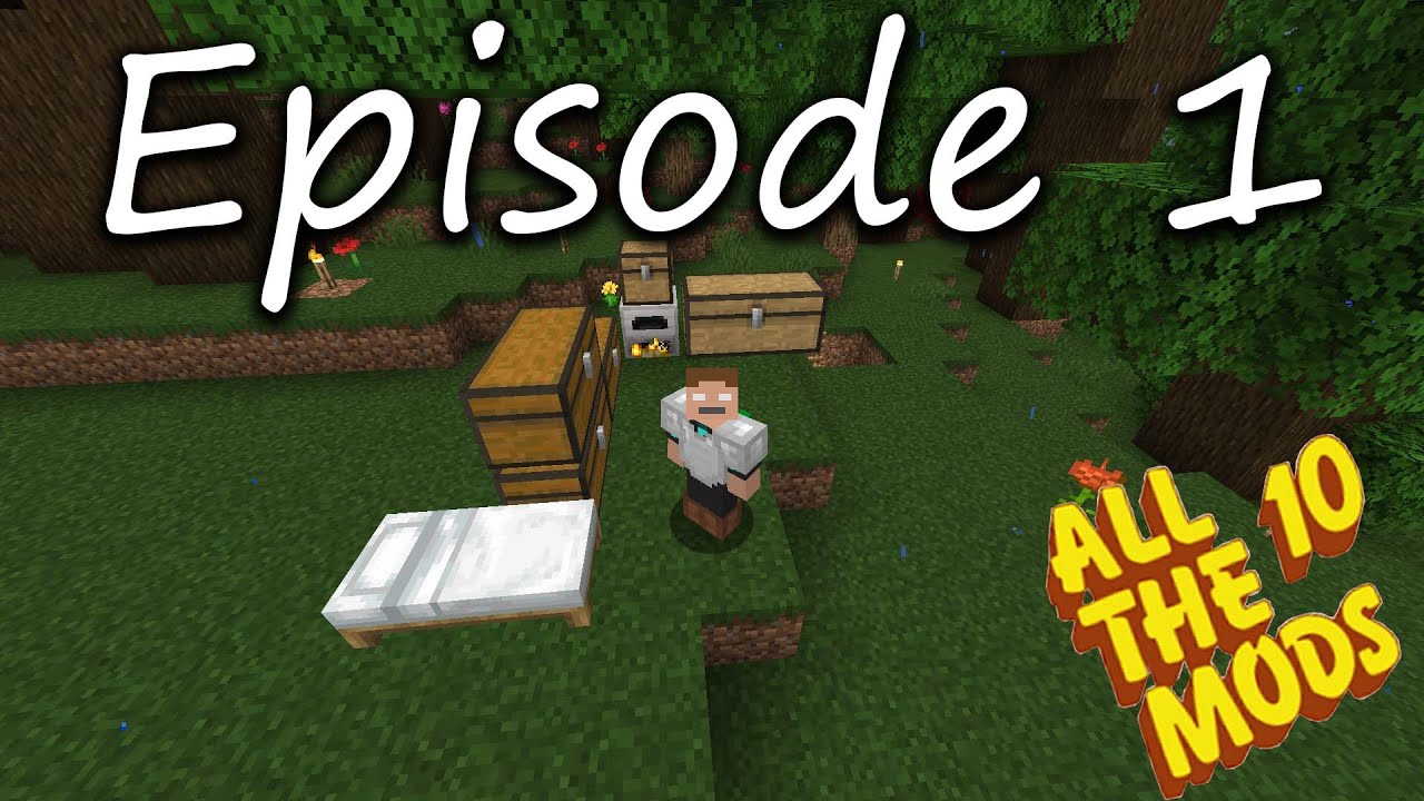 Minecraft All the mods 10 ep1 #minecraft #moddedminecraft #english